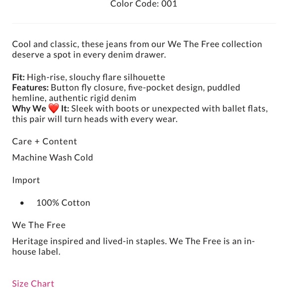 NWOT Free People Eden Slouchy High Rise Jeans, black, size 26 - Picture 3 of 9